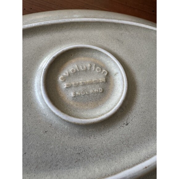 Dudson Evolution Sand Deep Oval 10.5”X8” Made In England - Picture 6 of 10